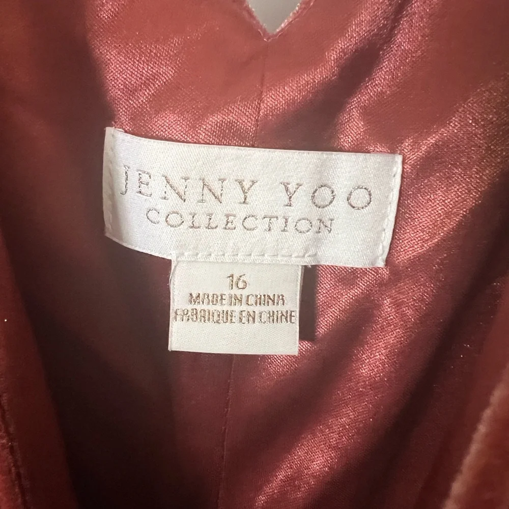 Jenny Yoo Marin - English Rose Velvet Dress - Picture 2 of 3